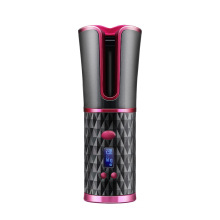 Mini Cordless Portable LED Display USB Rechargeable Automatic Rotating Hair Curler